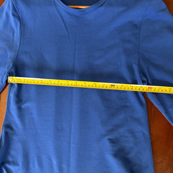 Zara Blue Modi Dress Size Small Relaxed Asymmetric 100% Cotton excellent - Picture 8 of 10